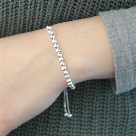 sterling silver slider bracelets